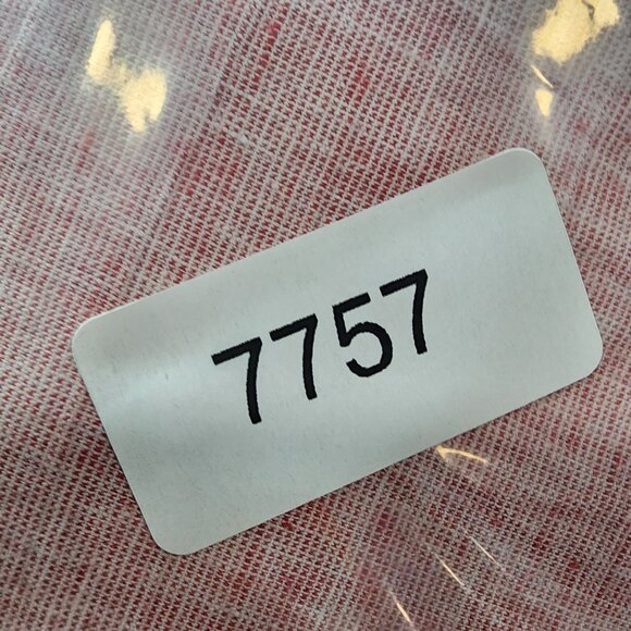 Mens Red White Weatherproof Vintage Shirt Button Up Short Sleeve Linen Blend XL - Picture 8 of 8